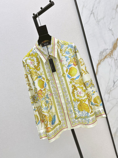 Vers 25ss Silk shirt