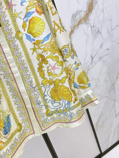Vers 25ss Silk shirt