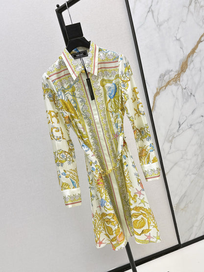 Vers 25ss Silk dress