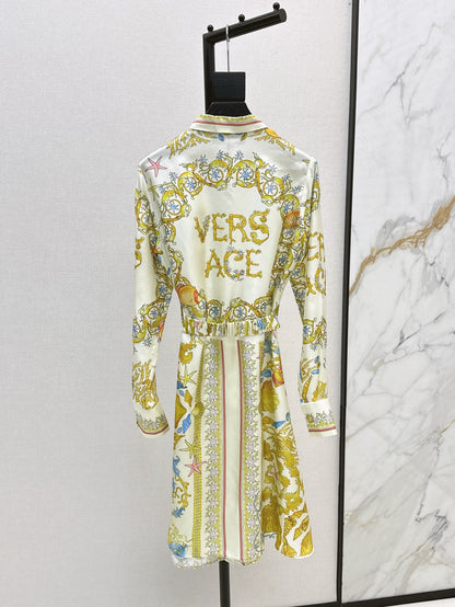 Vers 25ss Silk dress