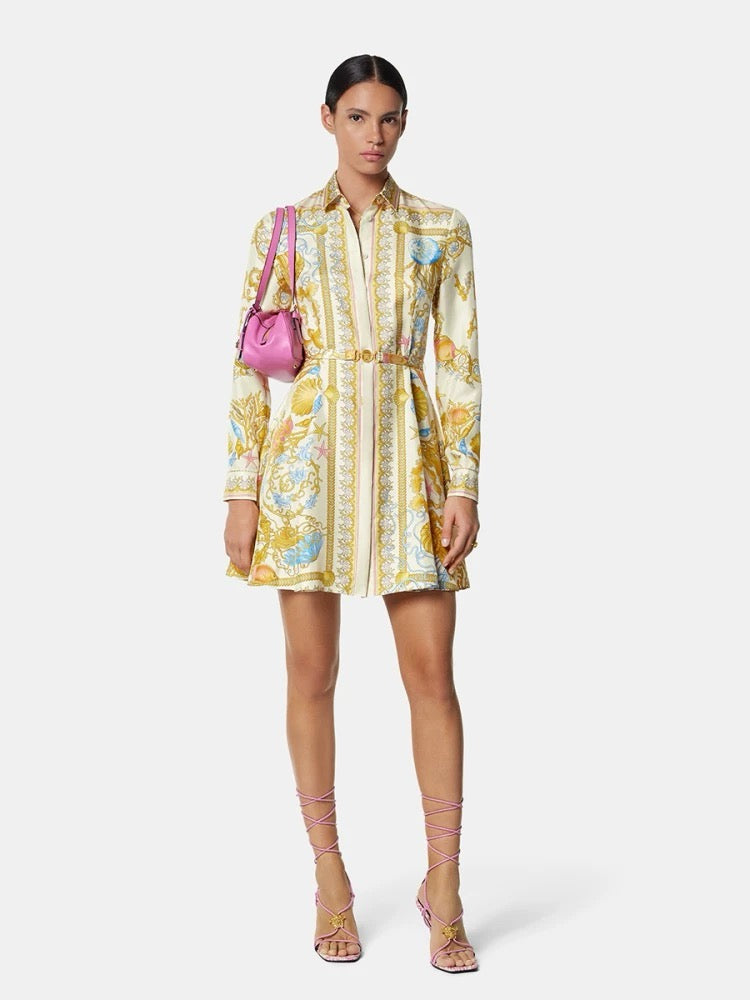 Vers 25ss Silk dress