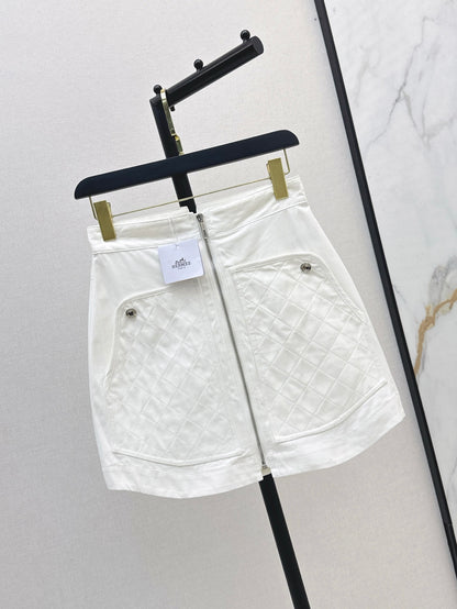 Her 25ss zipper skirt