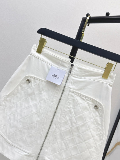 Her 25ss zipper skirt