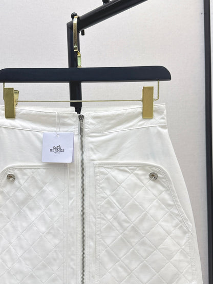 Her 25ss zipper skirt