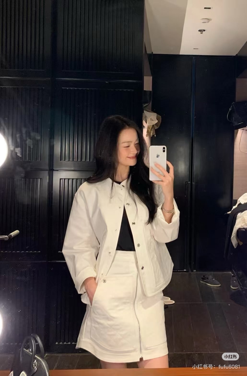 Her 25ss zipper skirt