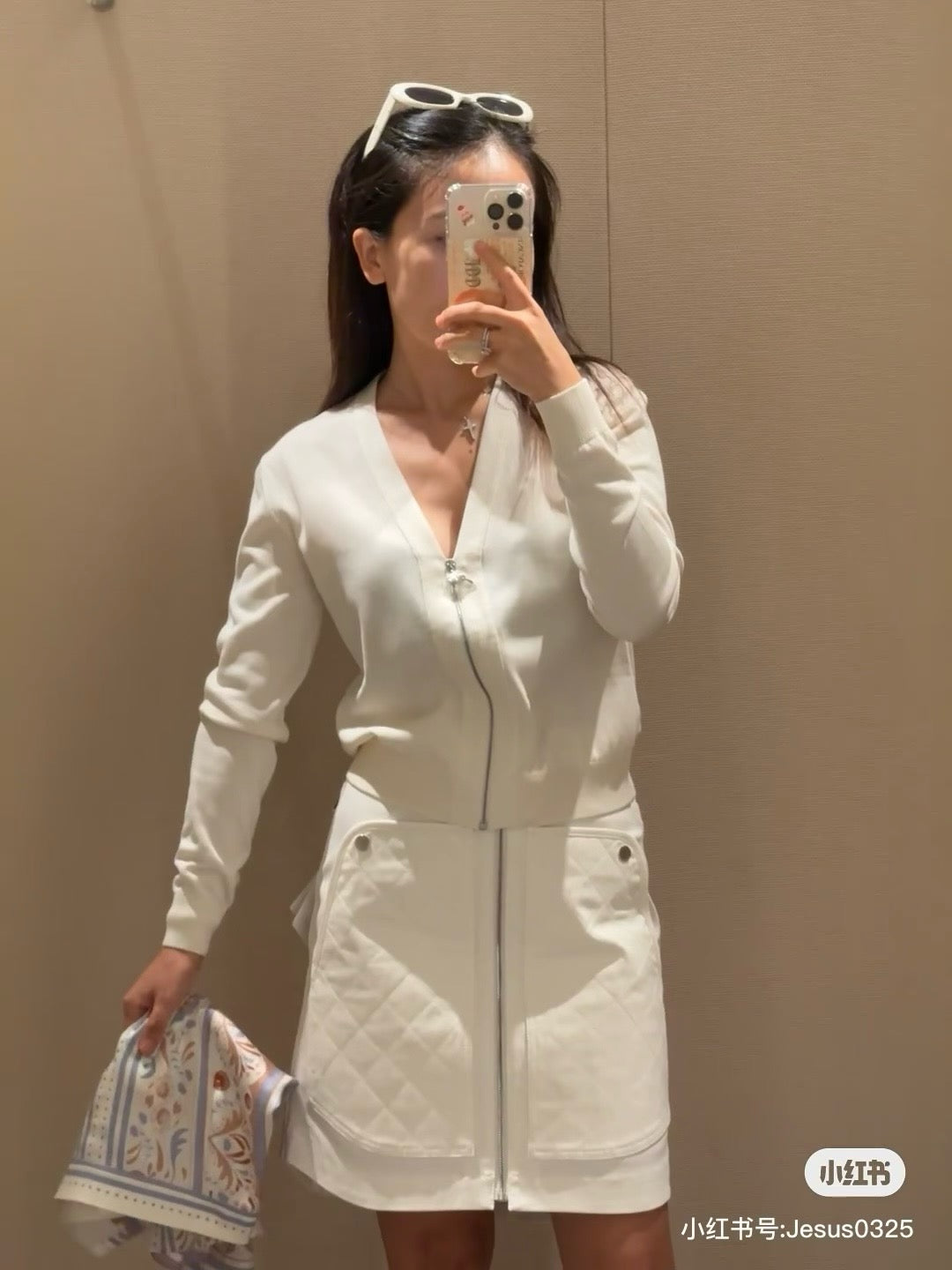 Her 25ss zipper skirt