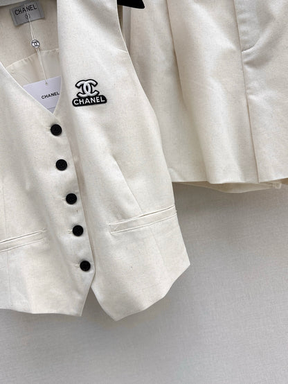 Chan 25ss vest short set
