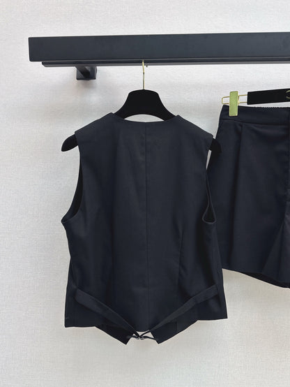 Chan 25ss vest short set