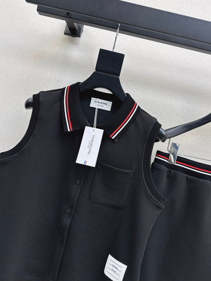 Thom 25ss vest skirt set