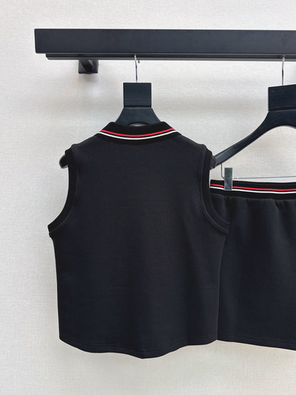 Thom 25ss vest skirt set