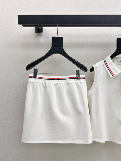 Thom 25ss vest skirt set