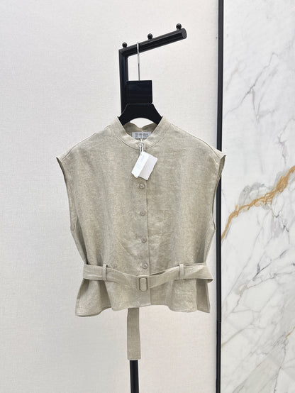 Brune 25ss linen vest