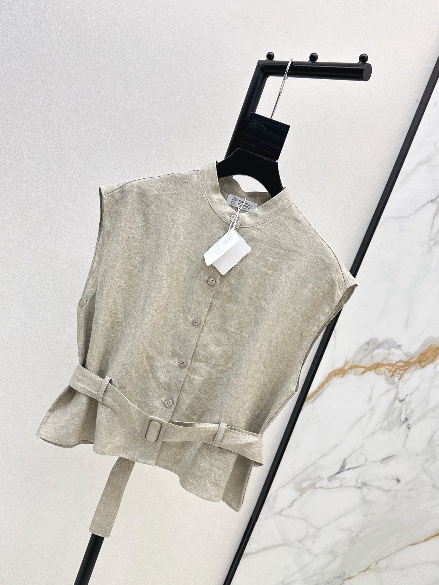 Brune 25ss linen vest