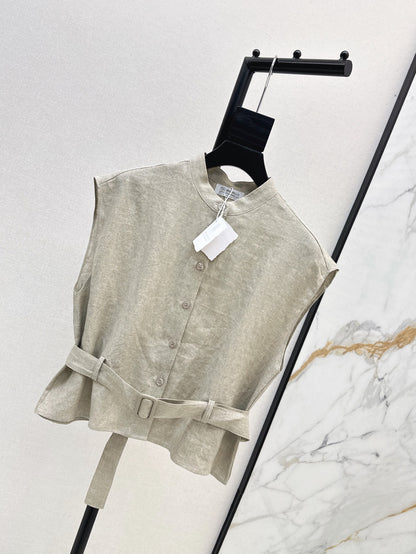 Brune 25ss linen vest