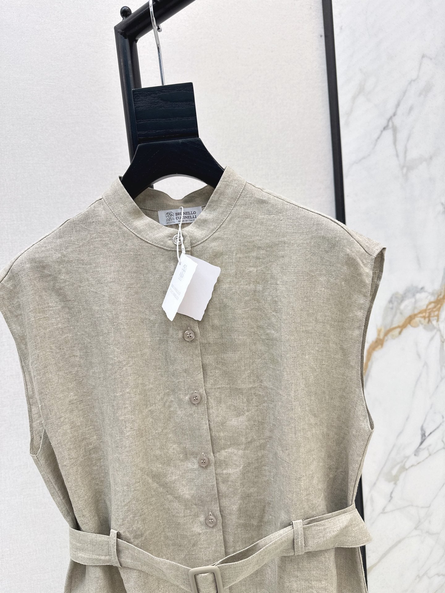 Brune 25ss linen vest