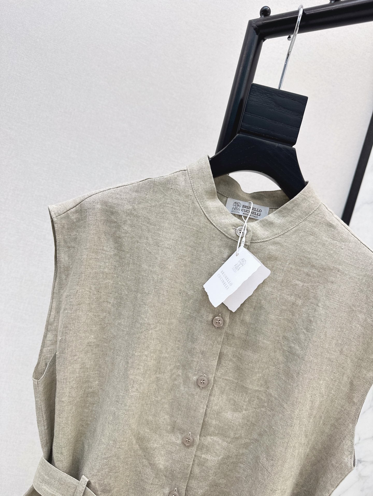 Brune 25ss linen vest
