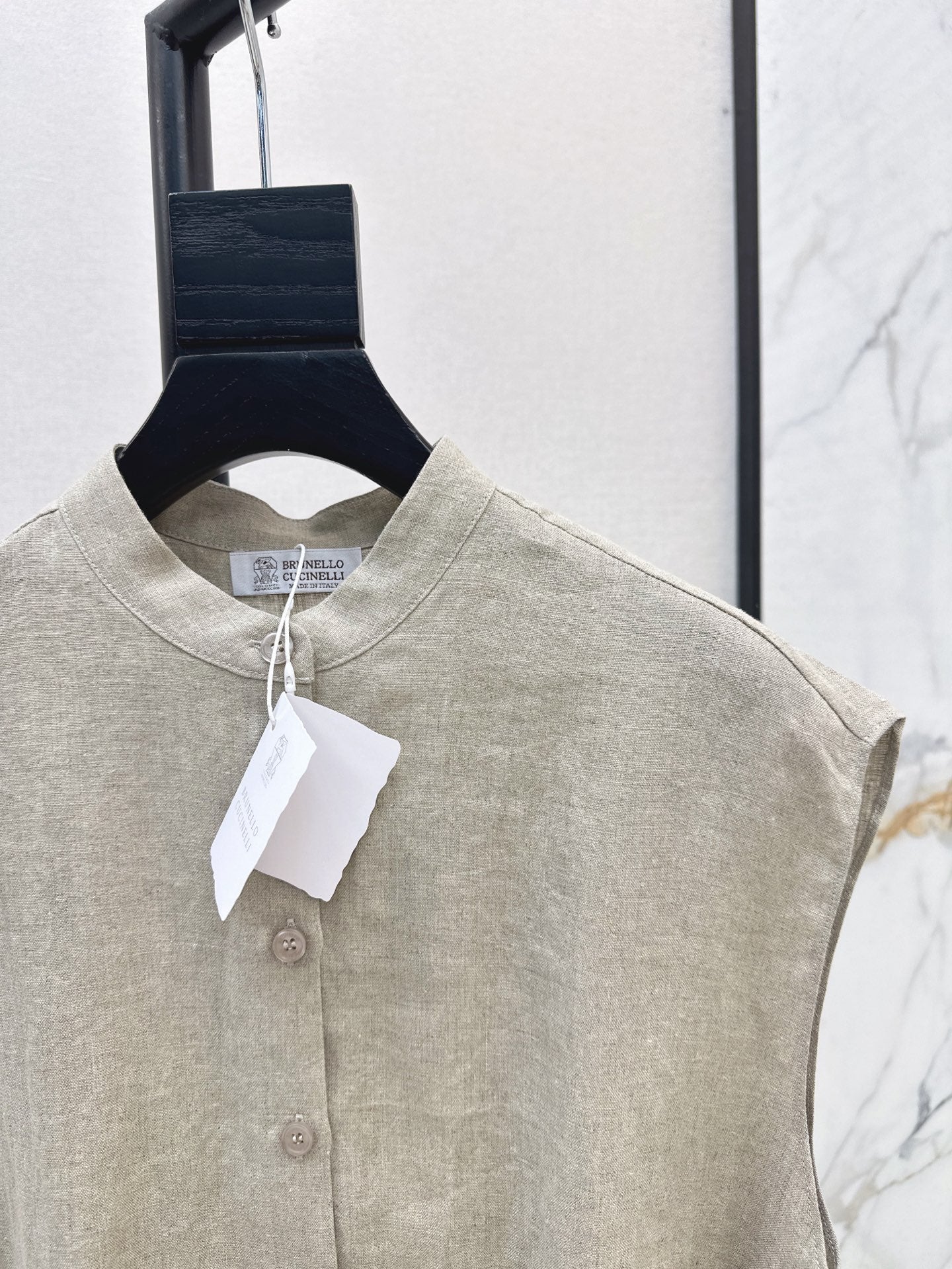 Brune 25ss linen vest