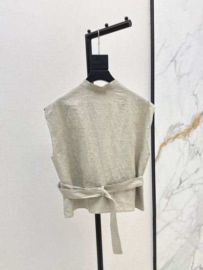 Brune 25ss linen vest