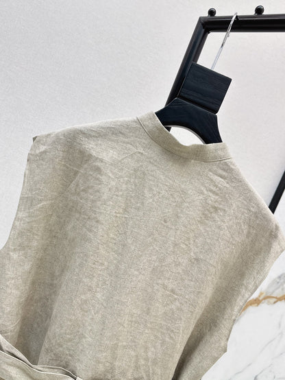 Brune 25ss linen vest