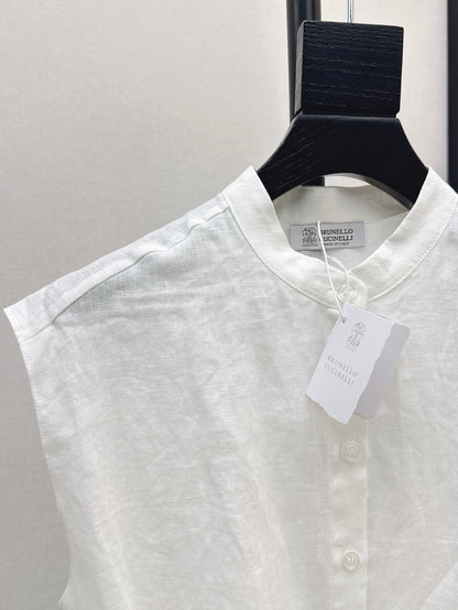 Brune 25ss linen vest