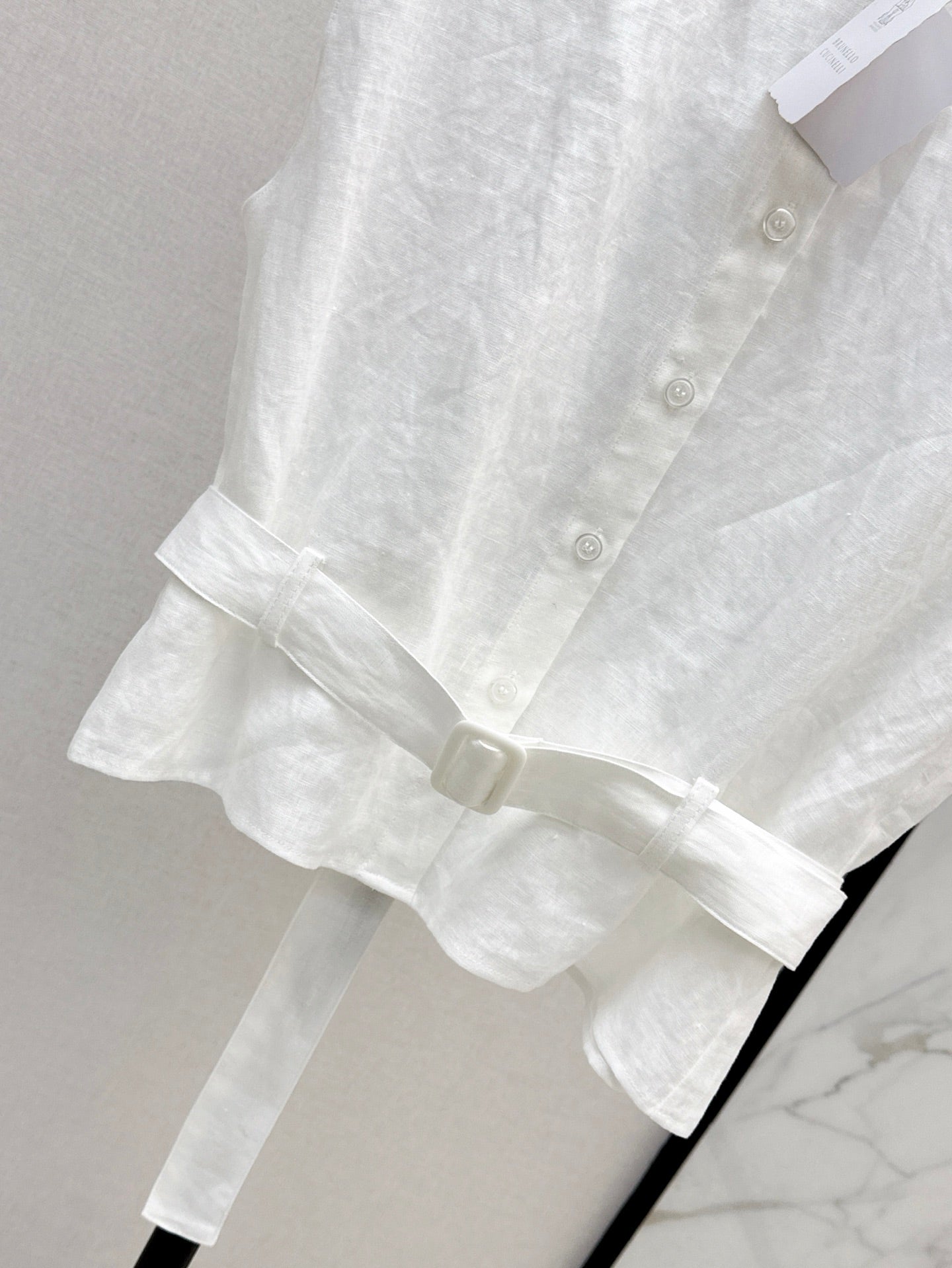 Brune 25ss linen vest