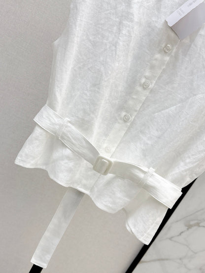 Brune 25ss linen vest