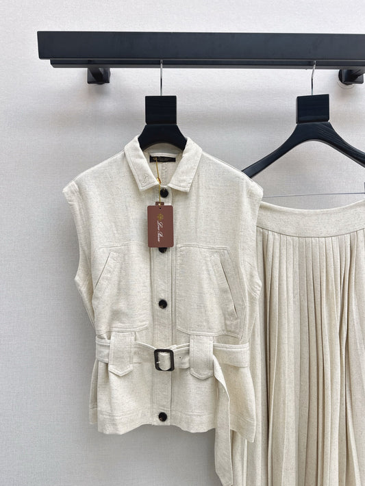 Loro 25ss linen suit