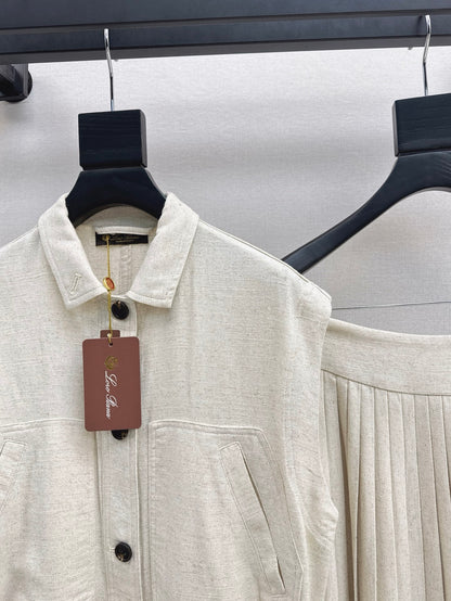 Loro 25ss linen suit