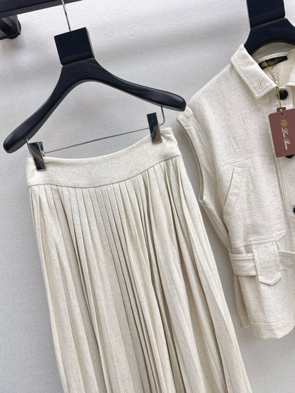 Loro 25ss linen suit