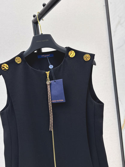 Louis 25ss zipper dress