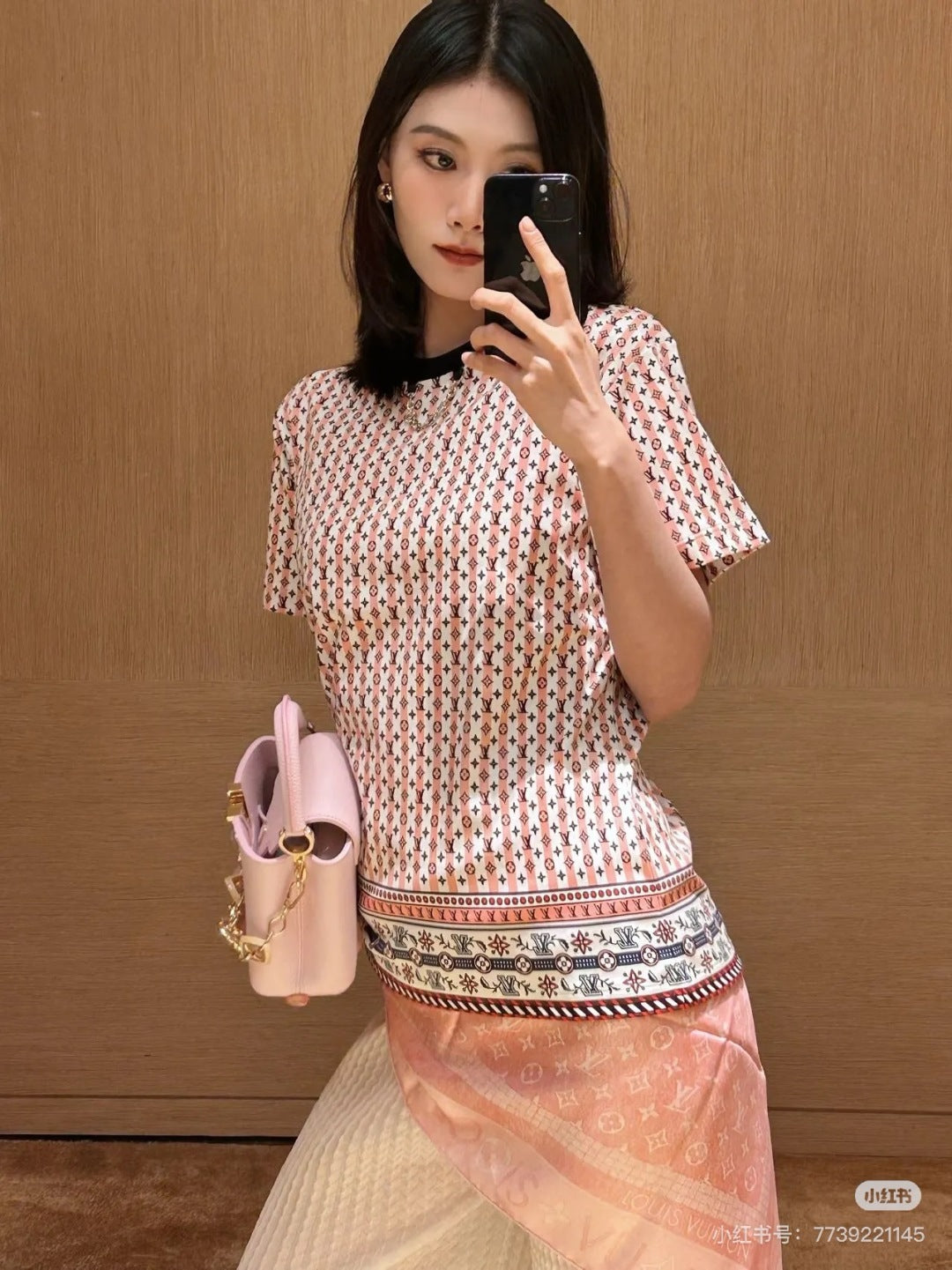 Louis 25ss print t-shirt