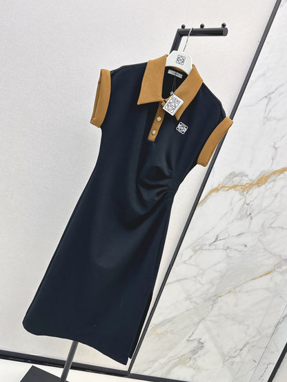 Loe 25ss lapel dress