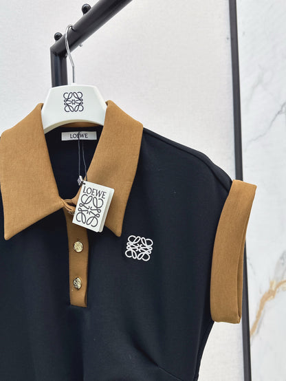 Loe 25ss lapel dress