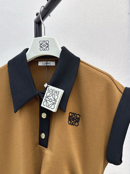 Loe 25ss lapel dress