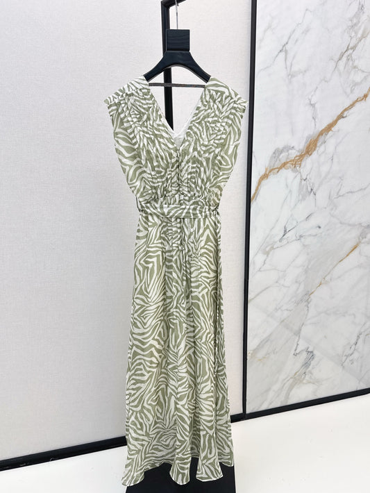 Brune 25ss Silk sleeveless dress