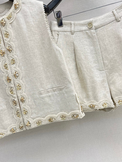 Loro 25ss linen suit