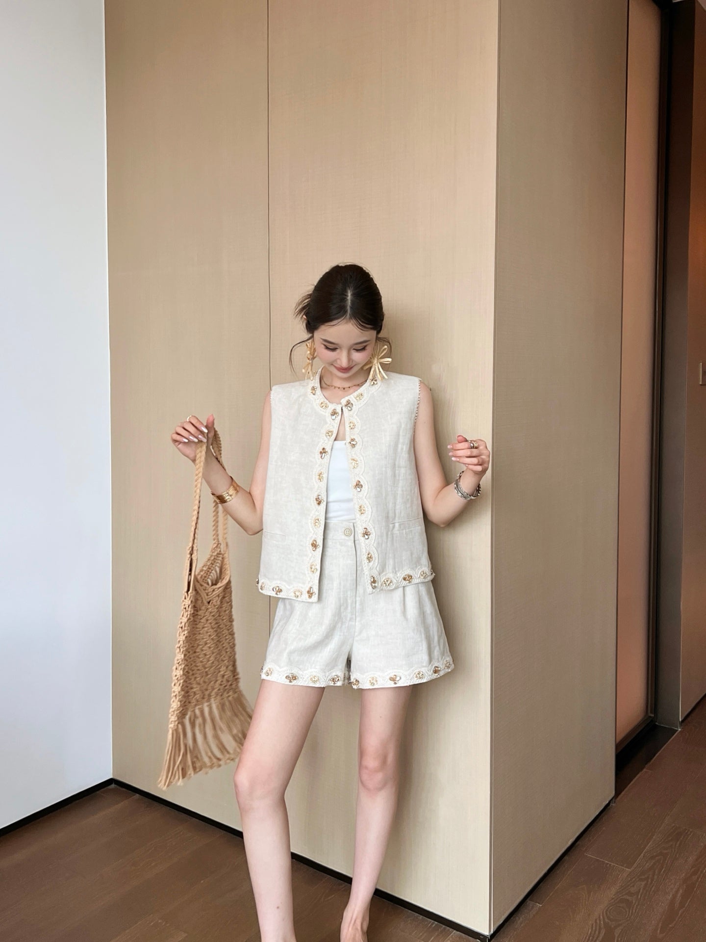 Loro 25ss linen suit
