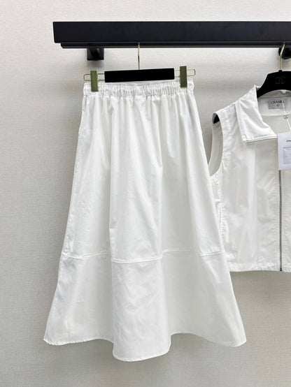 Chan 25ss vest skirt set