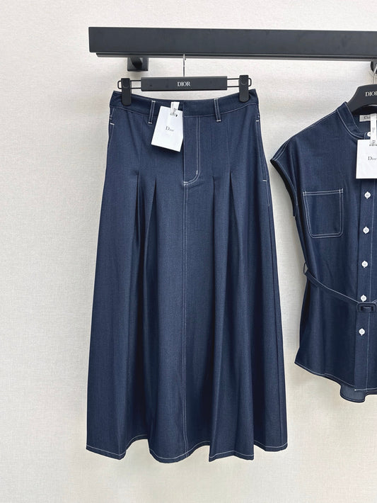 CD 25SS denim skirt