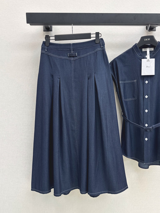 CD 25SS denim skirt