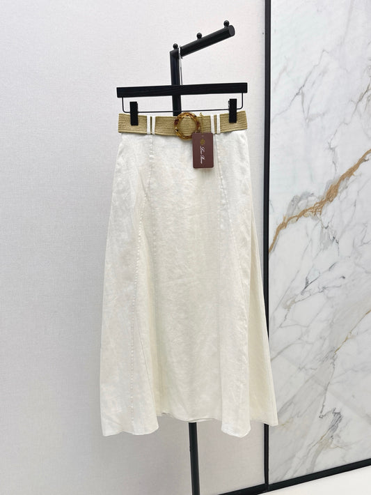 Loro 25ss linen skirt