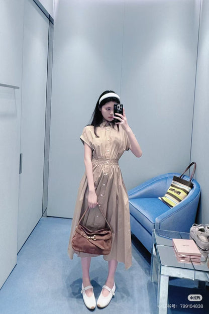 Miu 25ss shirt dress