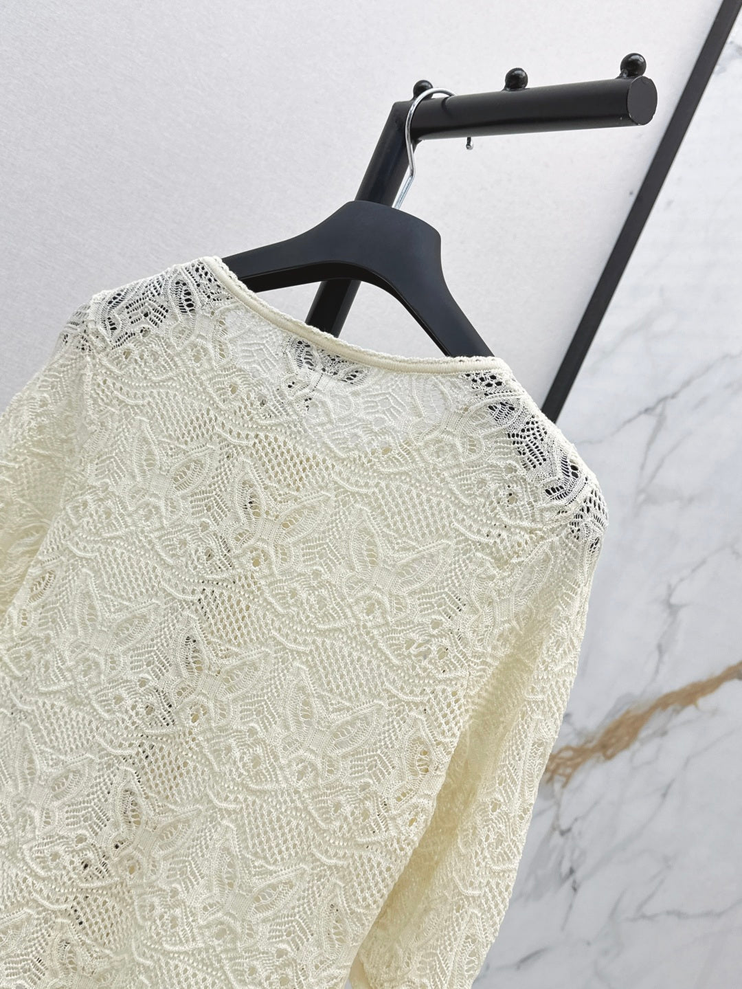 CD 25ss knit hollow cardigan