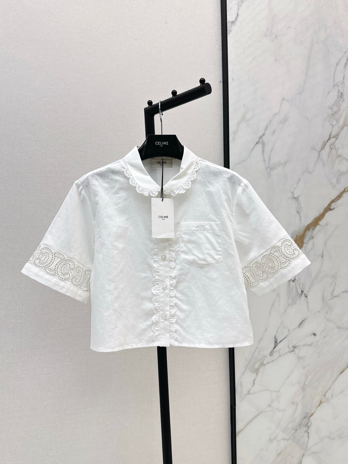 Celi 25ss lace shirt