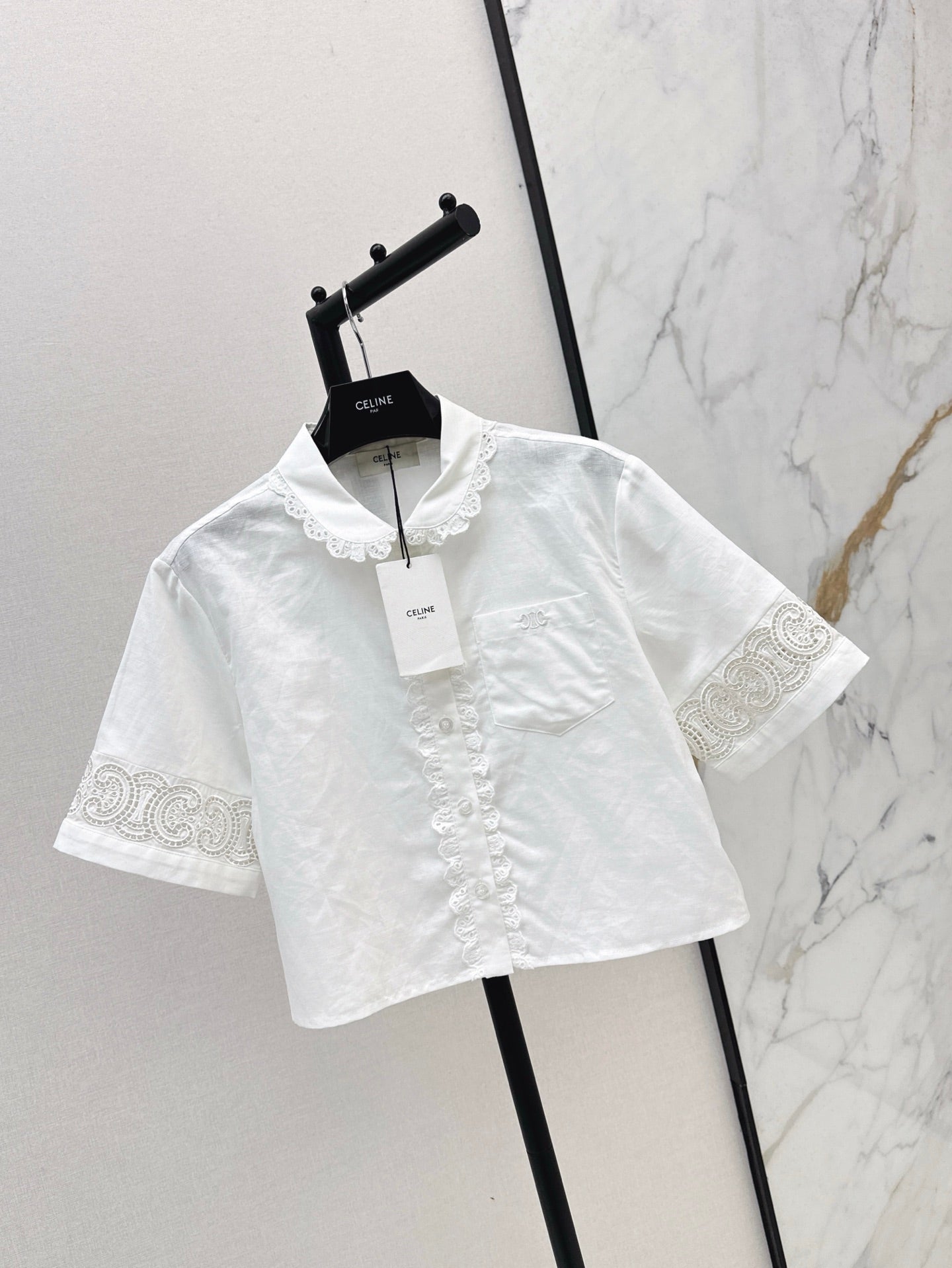 Celi 25ss lace shirt