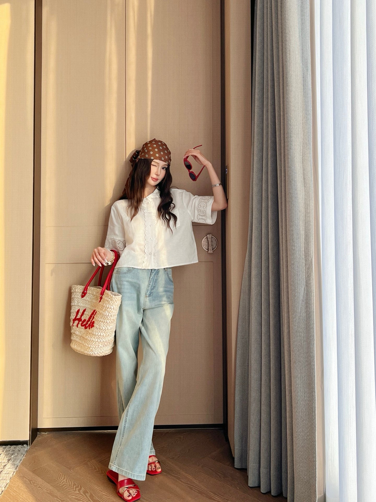 Celi 25ss straight jeans
