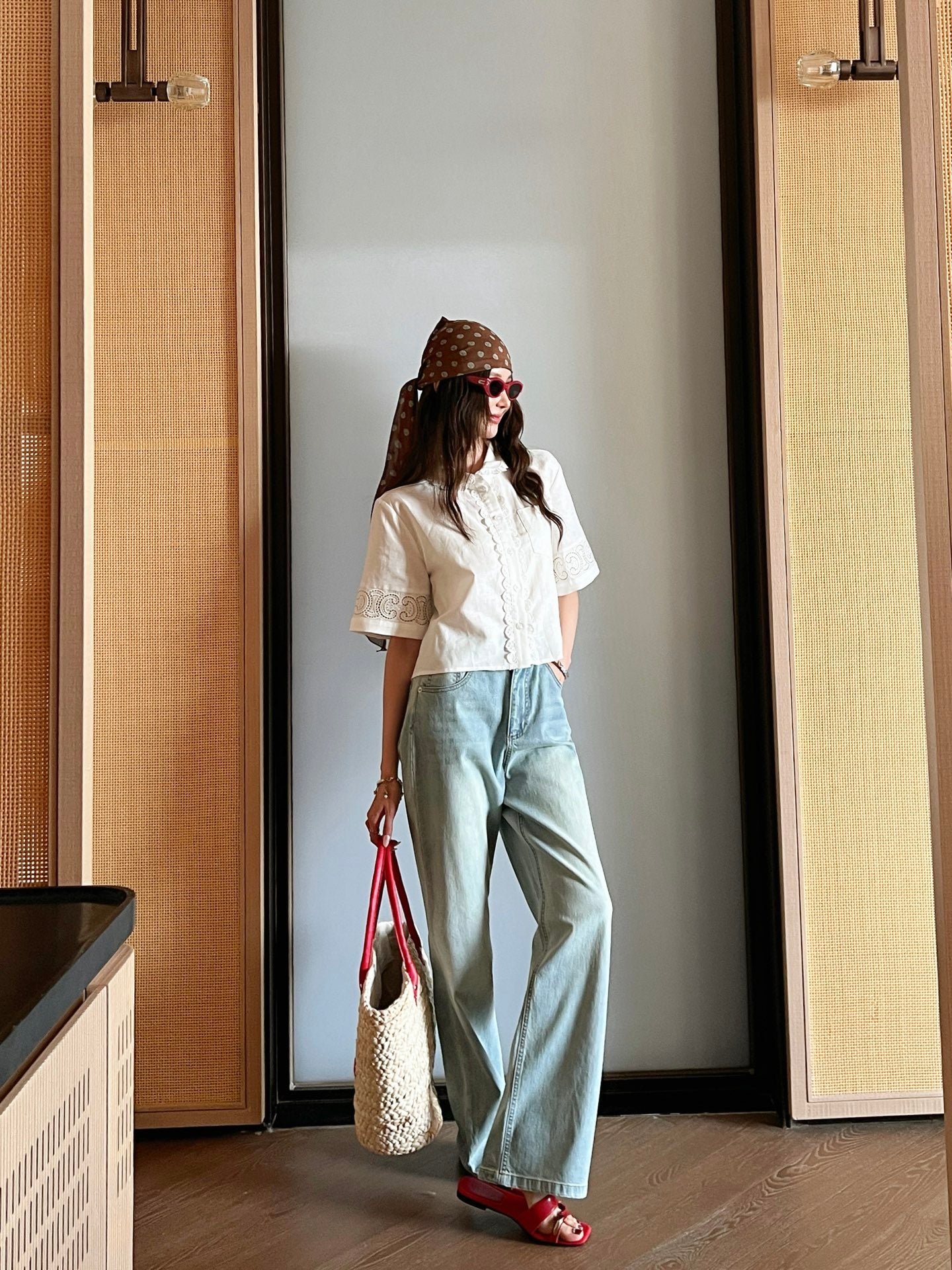 Celi 25ss straight jeans