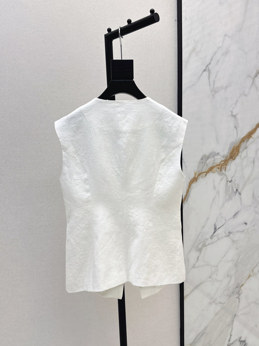 Loro 25ss linen vest