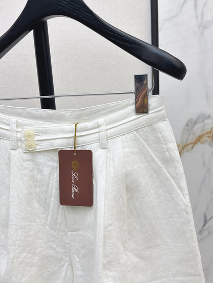 Loro 25ss linen short