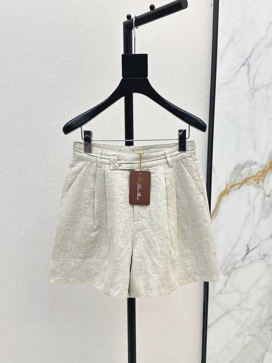 Loro 25ss linen short